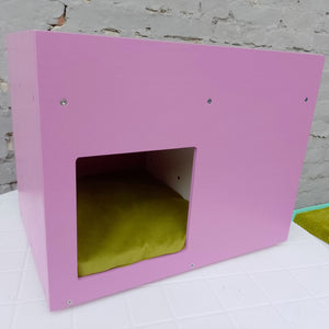 Cat Box Feeder House Bed - Boxy BnB - Scratchy Things Premium Pet Furniture