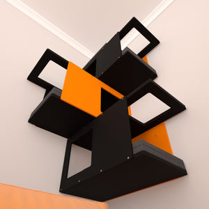 Cat Wall Shelf Bed Corner Tunnel Bundle - Wally BigCat CornerTunnel 3-pack - Scratchy Things Premium Pet Furniture