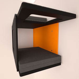 Cat Wall Shelf Bed Corner Tunnel - Wally BigCat CornerTunnel - Scratchy Things Premium Pet Furniture