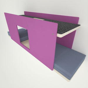 Cat Wall Shelf Bed Tunnel Bridge - Wally BridgeTunnel - Scratchy Things Premium Pet Furniture