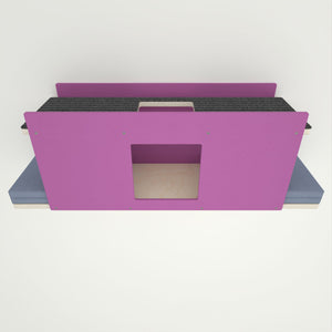 Cat Wall Shelf Bed Tunnel Bridge - Wally BridgeTunnel - Scratchy Things Premium Pet Furniture