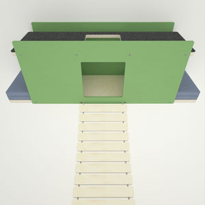 Cat Wall Shelf Bed Tunnel Bridge - Wally BridgeTunnel - Scratchy Things Premium Pet Furniture