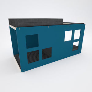 Cat Wall Bed Tunnel House Disabled Cat - Wobbly Tunnel L - Scratchy Things Premium Pet Furniture