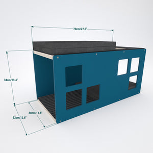 Cat Wall Bed Tunnel House Disabled Cat - Wobbly Tunnel L - Scratchy Things Premium Pet Furniture