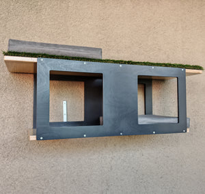 Catio Big Cat Wall Shelf Bed Perch - Catio BigCat Tunnel - outdoor cat house - Scratchy Things Premium Pet Furniture