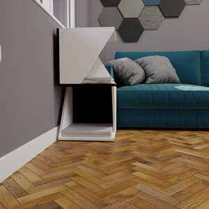 Cat Side Table Double Bed Corner Box - Floory Sharp Tower - Scratchy Things Premium Pet Furniture