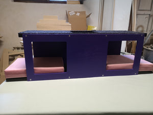 Cat Wall Shelf Bed - Wally Tunnel Upside-Down - Scratchy Things Premium Pet Furniture