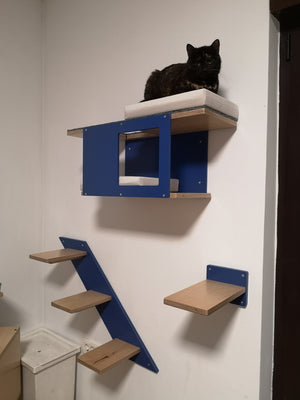 Car Wall Step Stairs - Wally 3-Step - Scratchy Things Premium Pet Furniture