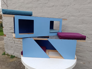 Cat Wall Shelf Bed - Wally Tunnel - Scratchy Things Premium Pet Furniture