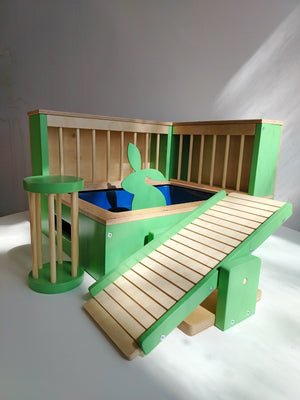 Rabbit Seesaw Toy - Nibbler Seesaw - Scratchy Things Premium Pet Furniture