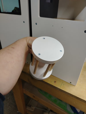 Rabbit Seesaw Toy - Nibbler Cylinder - Scratchy Things Premium Pet Furniture