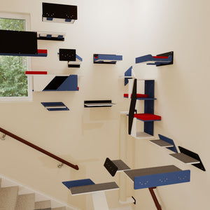 Custom Bundle - Custom Wally Stairwell Bundle - Scratchy Things Premium Pet Furniture