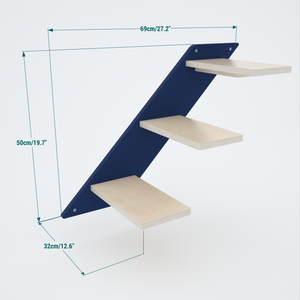 Car Wall Step Stairs - Wally 3-Step - Scratchy Things Premium Pet Furniture
