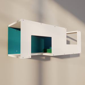 Cat Wall Shelf Bed Tunnel - Wally BigCat Mezzanine - Scratchy Things Premium Pet Furniture