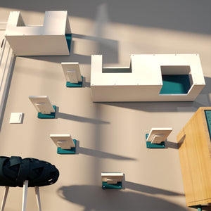 Cat Wall Shelf Step Bed Bundle - BigCat Mezzanines Bundle - Scratchy Things Premium Pet Furniture