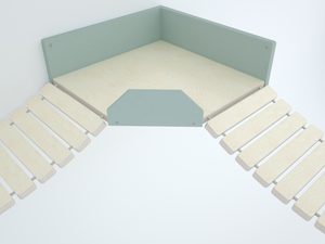 Cat Wall Shelf Corner Bridge Platform - Wally Bridge Corner - Scratchy Things Premium Pet Furniture