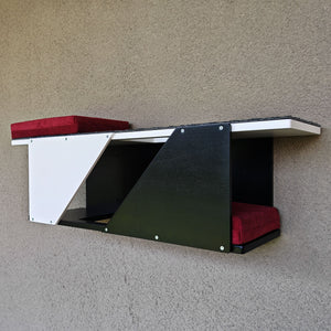Cat Wall Shelf Bed - Sharp Tunnel - Scratchy Things Premium Pet Furniture