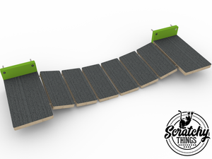 Cat Bridge Shelf Step Wide - Wally WideBridge - Scratchy Things Premium Pet Furniture