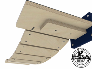 Cat Bridge Shelf Step Wide - Wally WideBridge - Scratchy Things Premium Pet Furniture