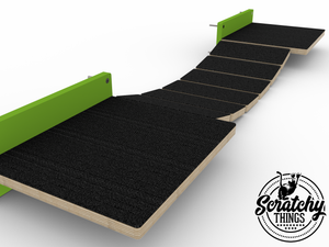 Cat Bridge Shelf Step Wide - Wally WideBridge - Scratchy Things Premium Pet Furniture