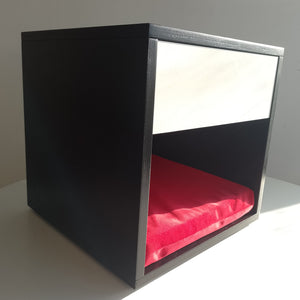 Cat Box House Bed - Boxy Nightstand - Scratchy Things Premium Pet Furniture