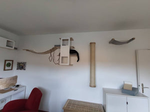 Cat Wall Scratching Pole Post Shelf - Wally Post - scratching pole - Scratchy Things Premium Pet Furniture