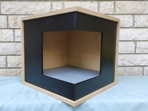Cat Wall Shelf Bed Corner Box - Wally CornerBox - Scratchy Things Premium Pet Furniture