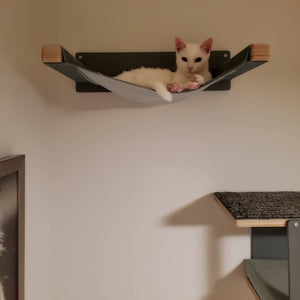 Cat Wall Shelf Bed Hammock - Wally Cot - Scratchy Things Premium Pet Furniture