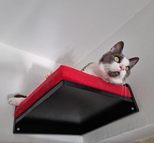 Cat Wall Shelf Bed Corner - Wally Corner - Scratchy Things Premium Pet Furniture