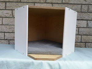 Big Cat Wall Shelf Bed Box - Wally BigCat CornerBox Plus - Scratchy Things Premium Pet Furniture