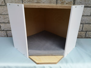 Big Cat Wall Shelf Bed Box - Wally BigCat CornerBox Plus - Scratchy Things Premium Pet Furniture