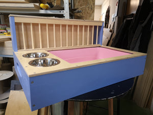 Rabbit Hay Feeder Litter box - Nibbler Combo Maxi 3in1 - Scratchy Things Premium Pet Furniture