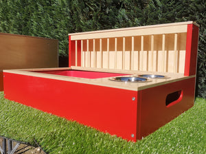 Rabbit Hay Feeder Litter box - Nibbler Combo Maxi 3in1 - Scratchy Things Premium Pet Furniture