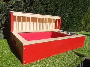 Rabbit Hay Feeder Litter box - Nibbler Combo Maxi 3in1 - Scratchy Things Premium Pet Furniture