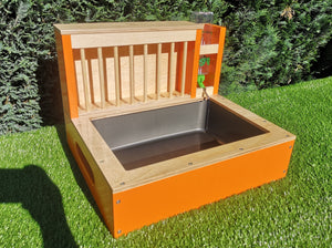 Rabbit Hay Feeder Water Litter box - Nibbler Combo Mini Spectra - Scratchy Things Premium Pet Furniture