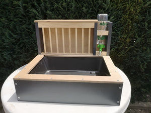 Rabbit Hay Feeder Water Litter box - Nibbler Combo Mini Spectra - Scratchy Things Premium Pet Furniture