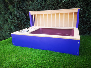 Rabbit Hay Feeder Litter box - Nibbler Combo Spectra 3in1 - Scratchy Things Premium Pet Furniture