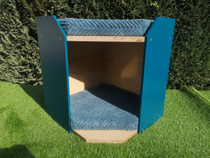 Big Cat Wall Shelf Bed Box - Wally BigCat CornerBox Double Decker - Scratchy Things Premium Pet Furniture