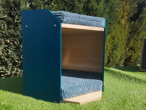 Big Cat Wall Shelf Bed Box - Wally BigCat CornerBox Double Decker - Scratchy Things Premium Pet Furniture