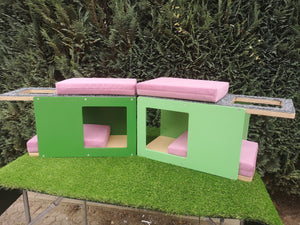 Cat Wall Shelf Bed Corner Tunnel - Wally CornerTunnel - Scratchy Things Premium Pet Furniture