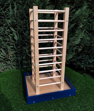 Rabbit Hay Rack Feeder Tower - Nibbler HayTower - Scratchy Things Premium Pet Furniture