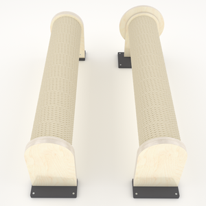 Cat Wall Scratching Pole Post Shelf - Mounty Chonk - Scratchy Things Premium Pet Furniture