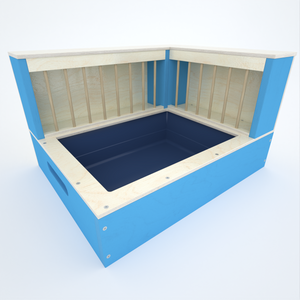 Rabbit Hay Feeder Litter box - Nibbler Combo Corner 2n1 - Scratchy Things Premium Pet Furniture