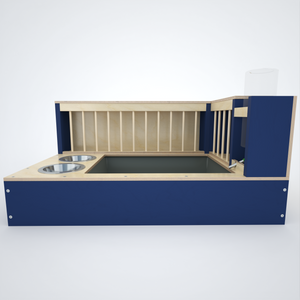 Rabbit Hay Feeder Litter box - Nibbler Combo Corner 4in1 - Scratchy Things Premium Pet Furniture