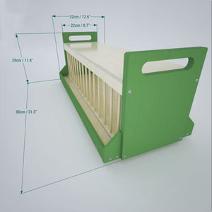 Rabbit Hay Rack Feeder Tower - Nibbler HayBuffet - Scratchy Things Premium Pet Furniture