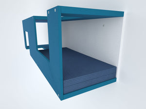 Cat Wall Shelf Bed Tunnel - Wally Mezzanine - Scratchy Things Premium Pet Furniture