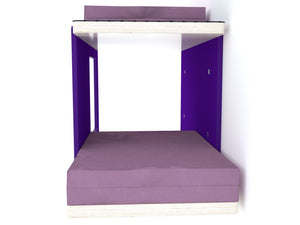 Cat Wall Shelf Bed Corner Tunnel - Wally CornerTunnel Upside-Down - Scratchy Things Premium Pet Furniture