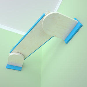 Cat Wall Bridge Ramp Shelf Step - Wally Plank - Scratchy Things Premium Pet Furniture