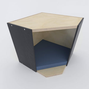 Big Cat Wall Shelf Bed Box - Wally BigCat CornerBox Plus - Scratchy Things Premium Pet Furniture