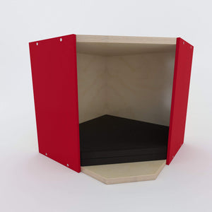 Big Cat Wall Shelf Bed Box - Wally BigCat CornerBox Plus - Scratchy Things Premium Pet Furniture